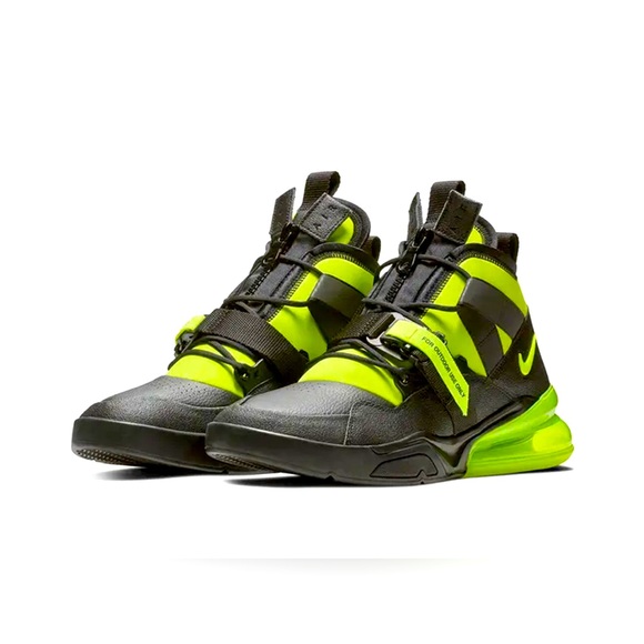 Nike Air Force 270 Utility Shoes 'Volt' AQ0572-001. Size 12 - Picture 1 of 15